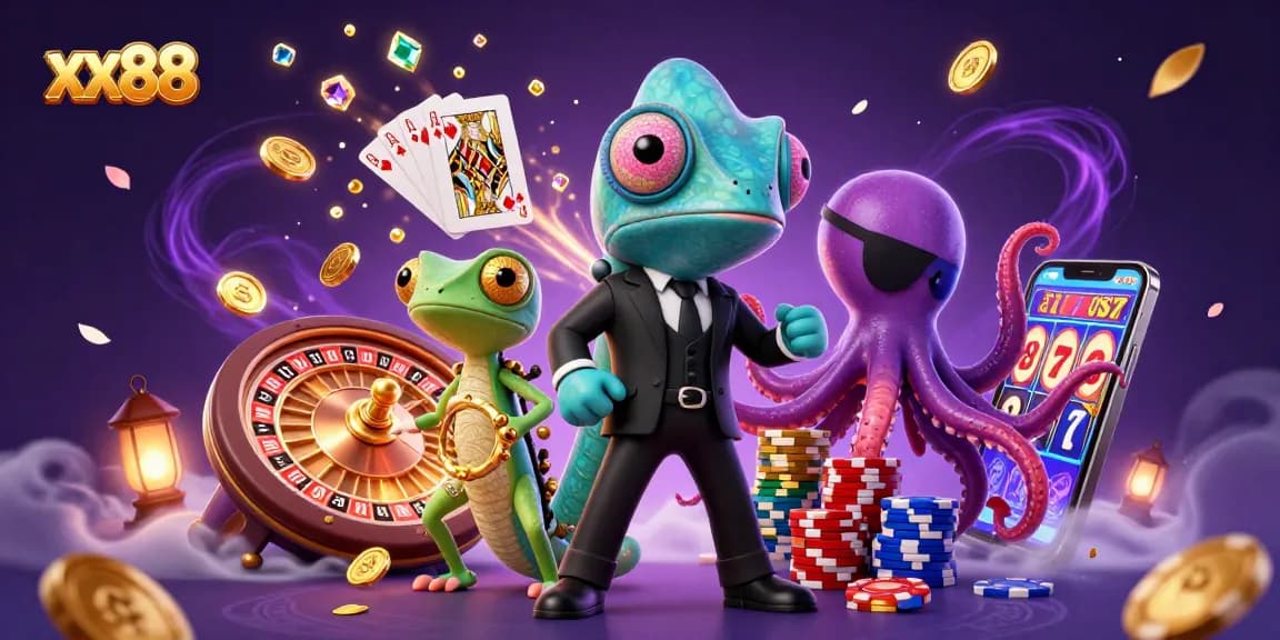 Spin the 3D roulette wheel with xx88 characters showcasing captivating casino action and excitement.