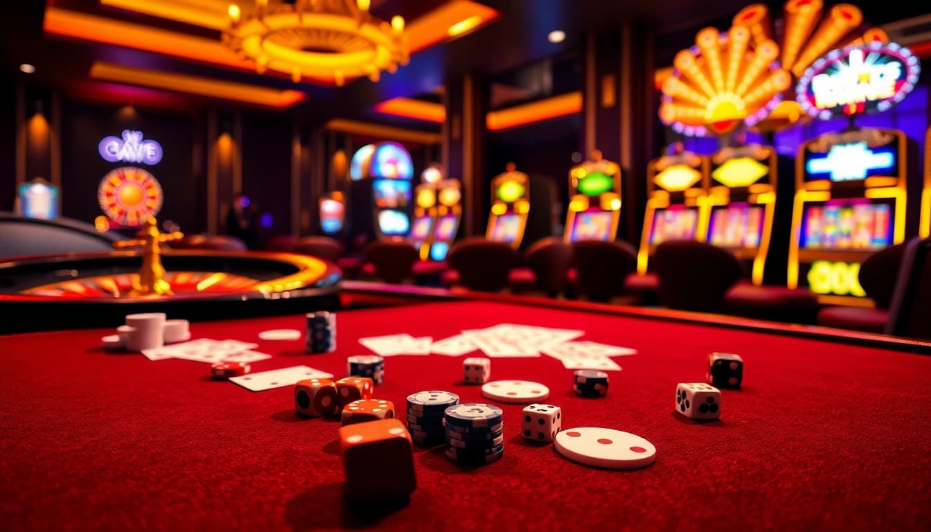 Experience the excitement of https://xx88.moe/ with a vibrant casino scene featuring poker chips and a roulette wheel.