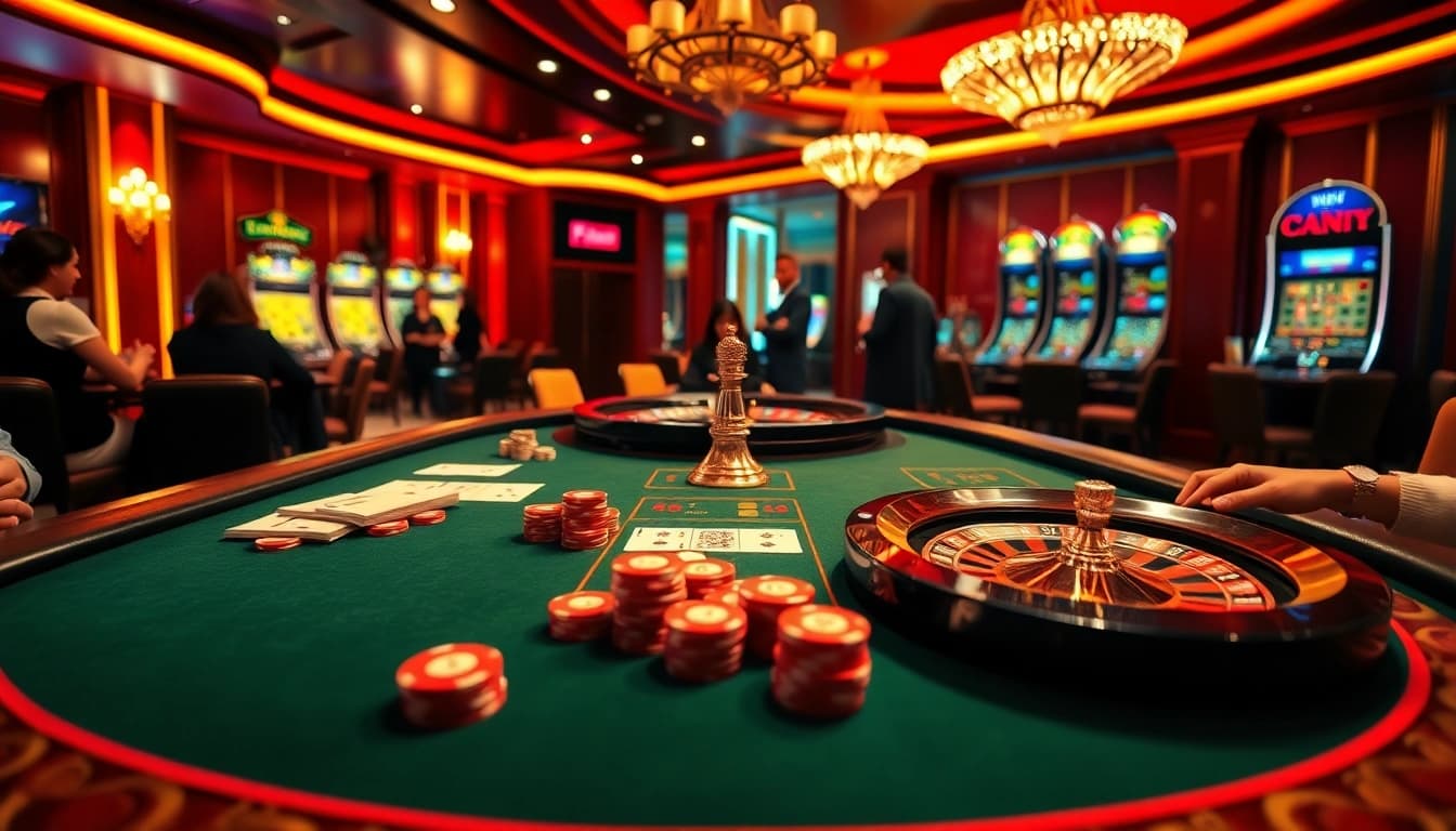 View of a glamorous gaming table at nhà cái F168, where players engage in thrilling bets.