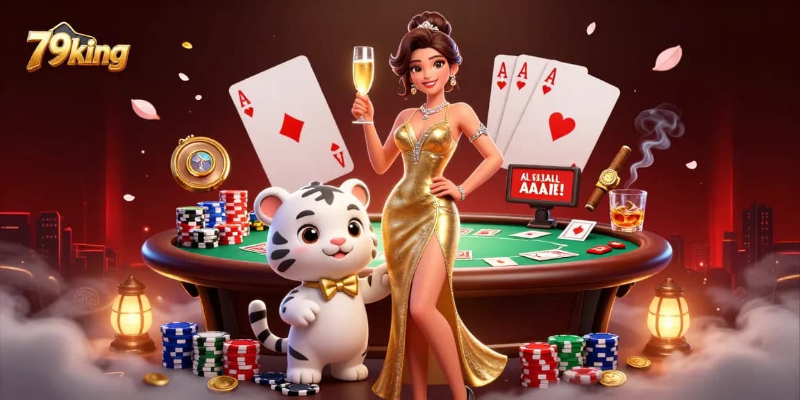 Engage in excitement at 79king with vibrant casino elements and lavish characters.