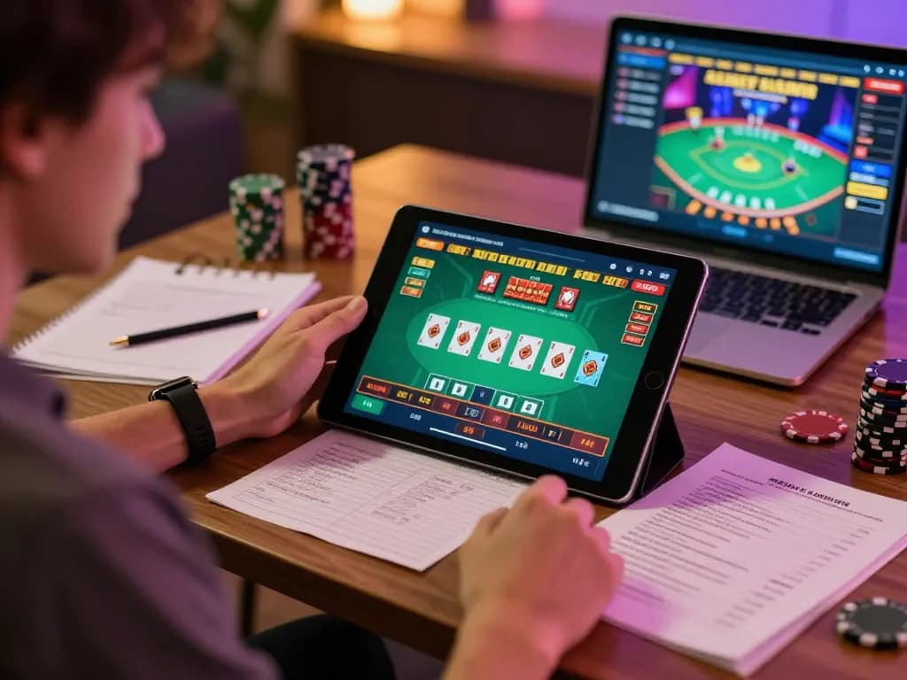 Engaging in strategic blackjack gameplay online with the man88 gaming platform.