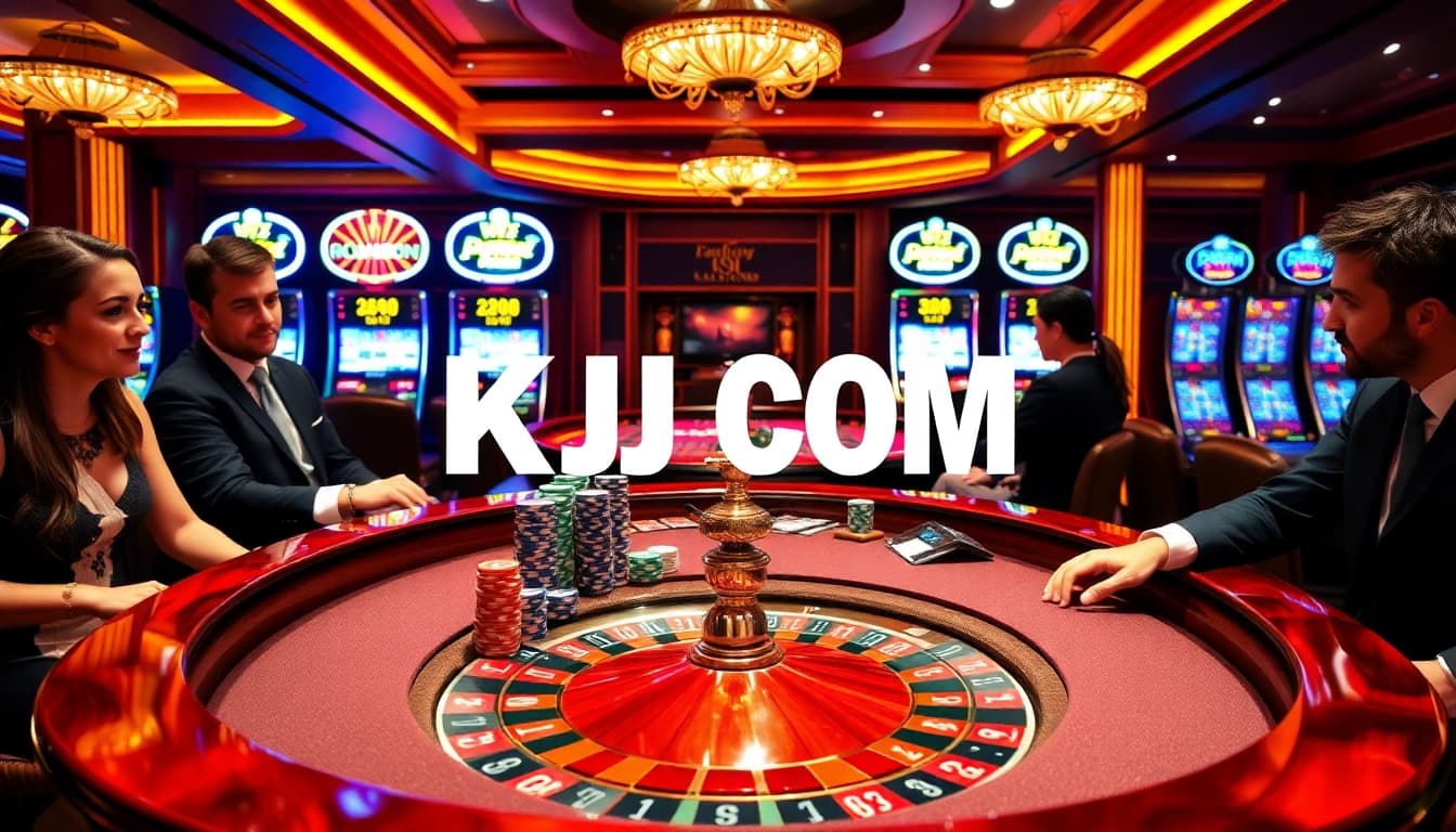 Players experience thrilling gambling action at KJC COM casino tables.