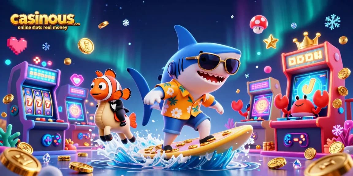 Experience thrilling gameplay with casinous.com online slots real money featuring colorful characters and casino elements.