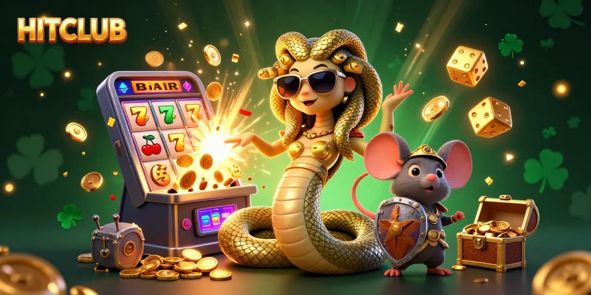 Play exciting games at HITCLUB with vibrant slot visuals and dynamic casino elements.