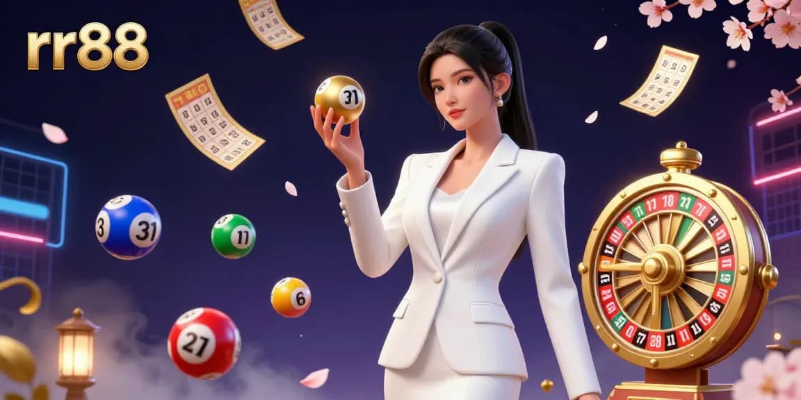 Experience the excitement of rr88 with colorful lottery elements and a confident casino atmosphere.