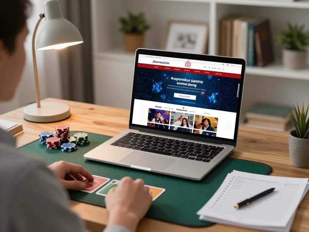 Engaging in an online blackjack game on 789win from a cozy home office