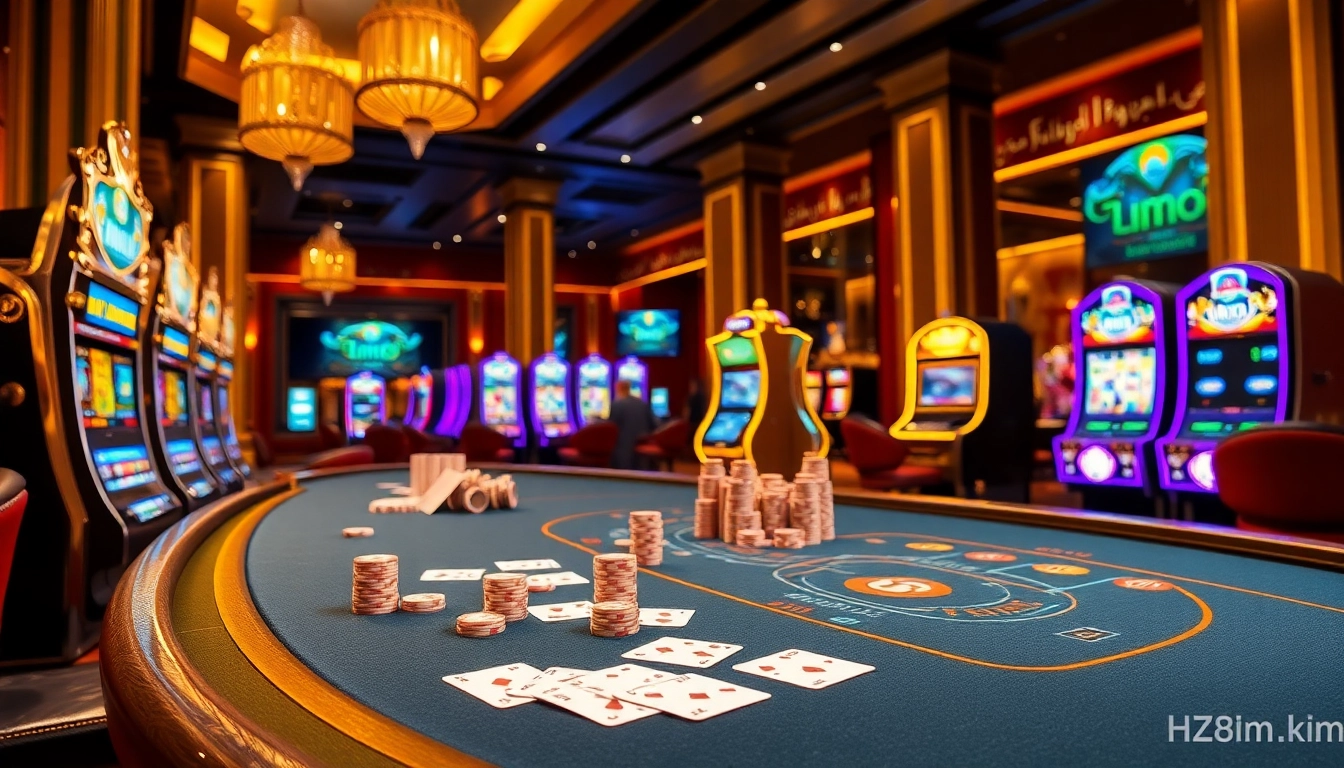 Engage in exciting gameplay at https://hz88.kim/ with vibrant casino tables and luxurious slot machines.