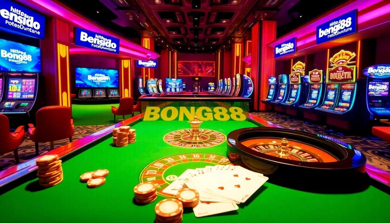 Engage with thrilling games and odds at http://bong88.review/ showcasing an elegant casino atmosphere.