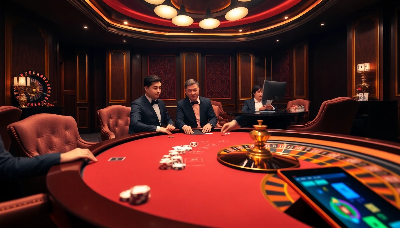 Exciting poker game scene at we88.ru.com showcasing high-stakes gambling with professional players.