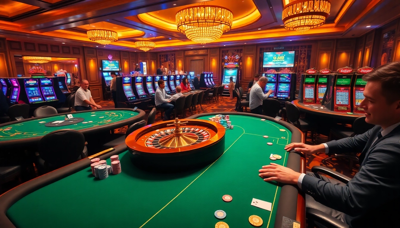 Experience the thrill of gambling at https://mm88.us.com/ featuring lively casino tables and excited players.