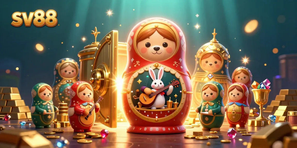 Experience thrilling sv88 gaming moments with iconic casino characters in a dazzling 3D illustration.