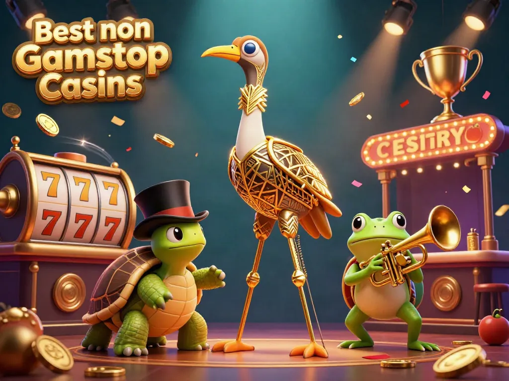 Experience exciting games at the Best non Gamstop Casinos with vibrant characters and dynamic slot action.