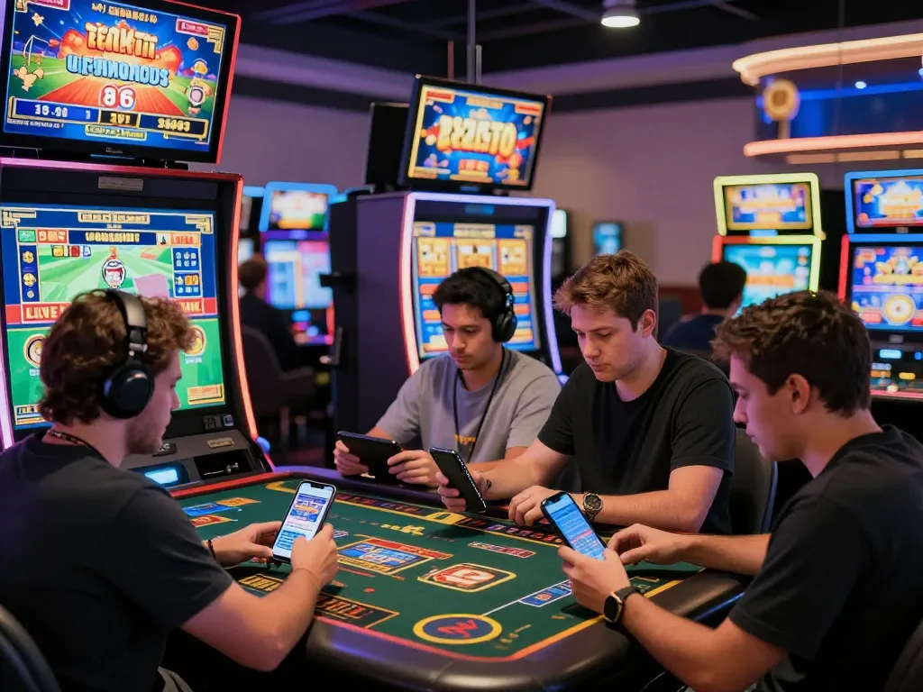 Engaging players at nhà cái xibet in a vibrant online casino environment, featuring sports betting and live games.