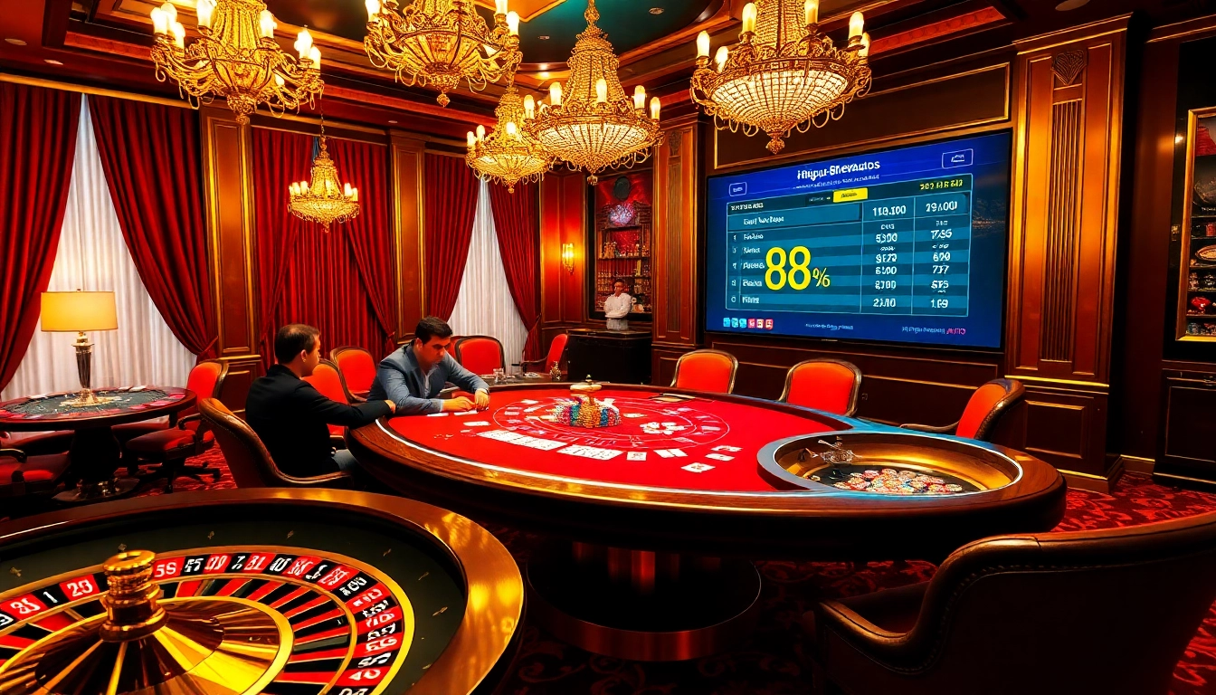 Experience the thrilling vibe of 88new.autos with a dynamic poker game scene.