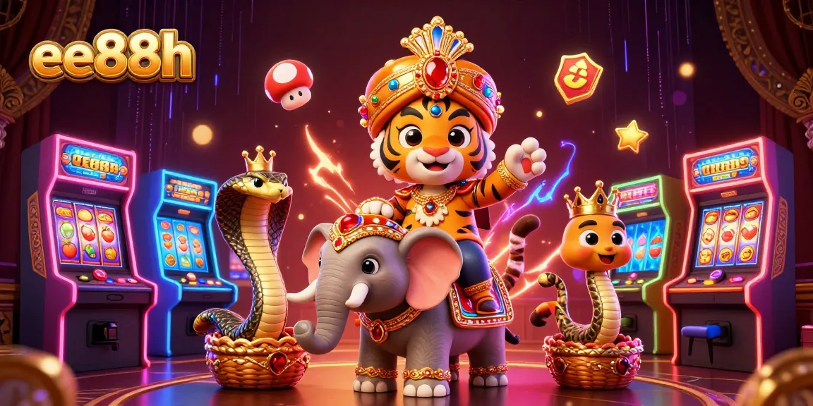 Engage in thrilling gameplay at ee88h with colorful slot elements and a dynamic casino atmosphere.