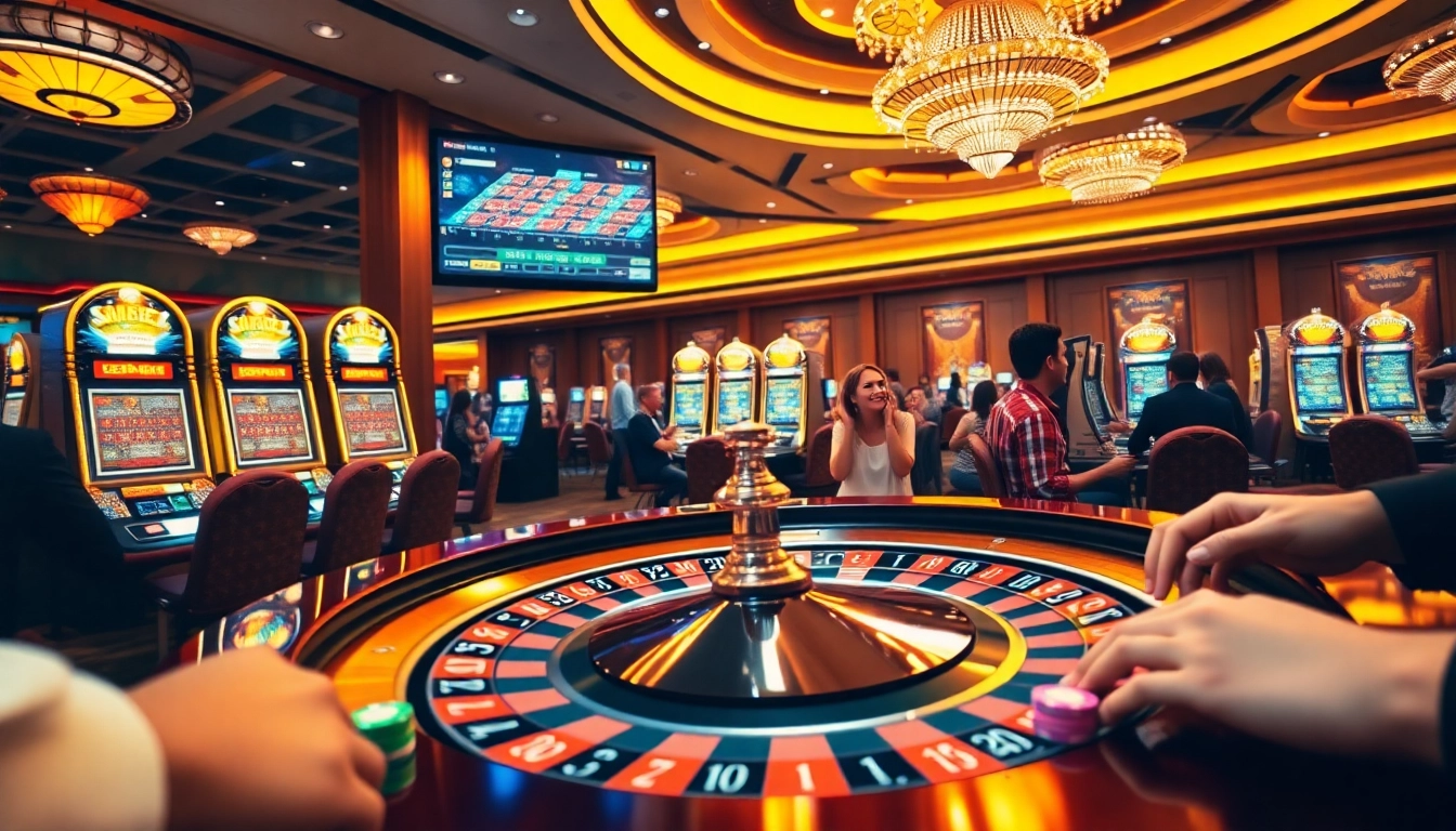 Experience thrilling gameplay at https://suncity.one/ with vibrant casino scenes and engaging interactions.