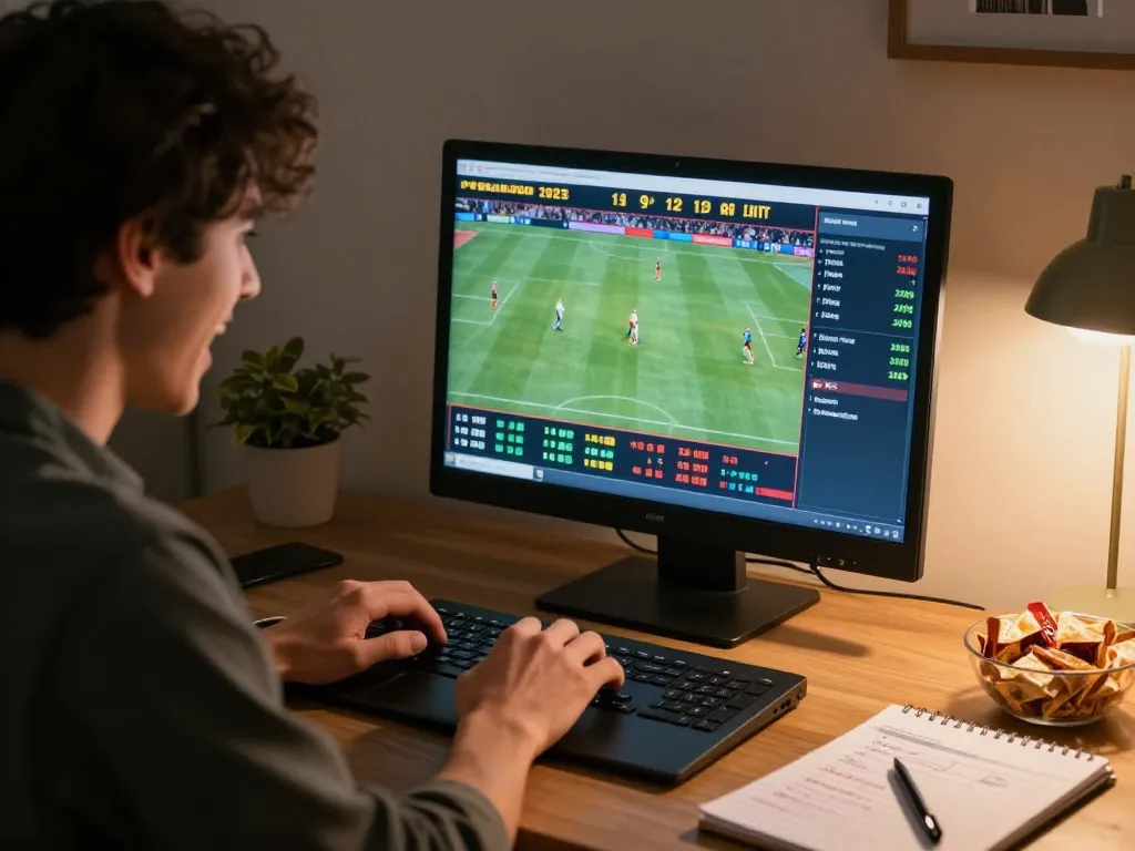Tỷ lệ kèo nhà cái 5 shown on live sports betting screen, creating a thrilling home gaming atmosphere