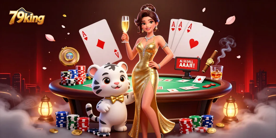 Engage in excitement at 79king with vibrant casino elements and lavish characters.