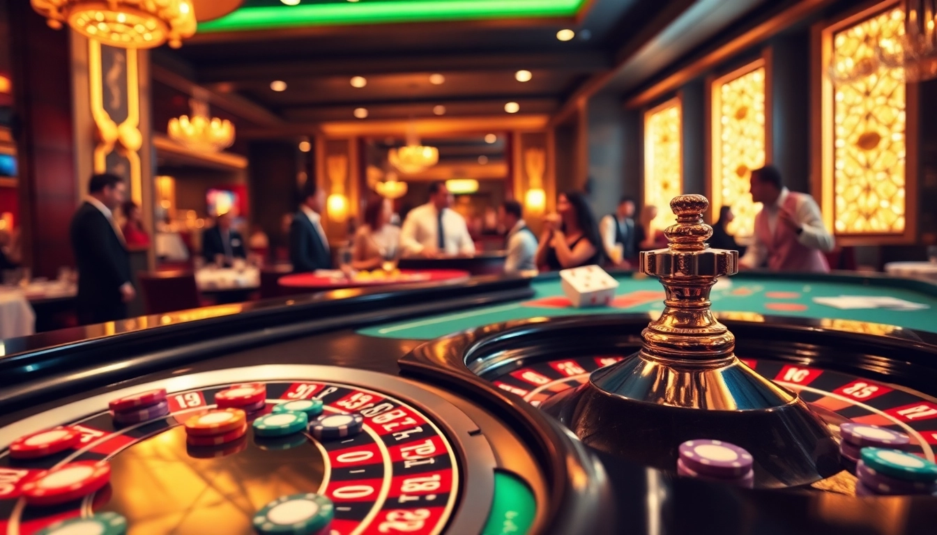 Experience thrilling games at rr88 casino with vibrant roulette and engaging atmosphere.