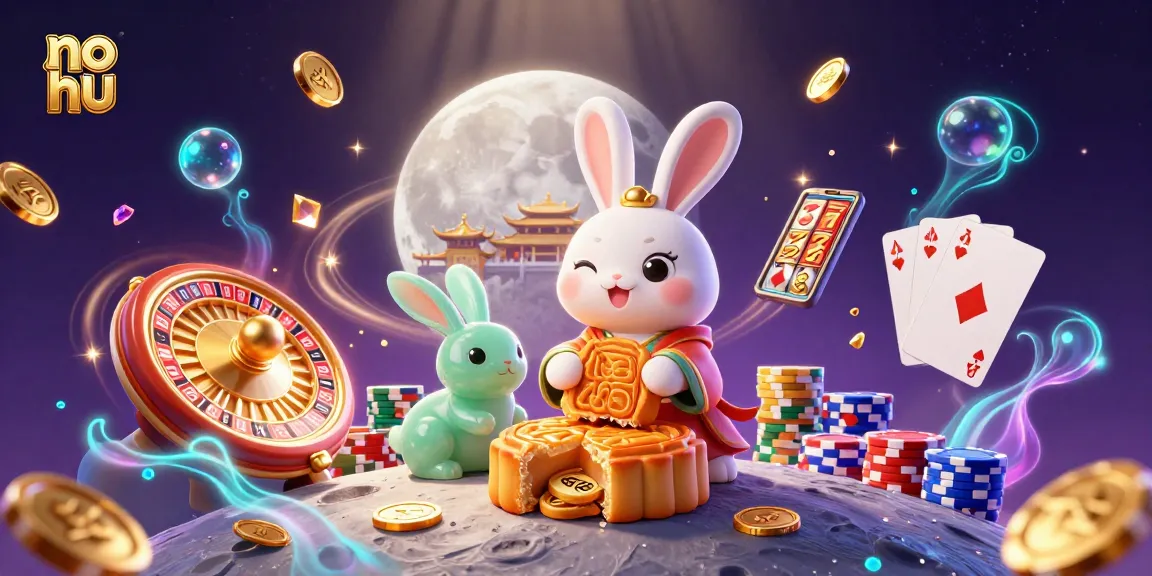 Engage in thrilling no hu slots with the enchanting moon rabbit chef and golden treasures.