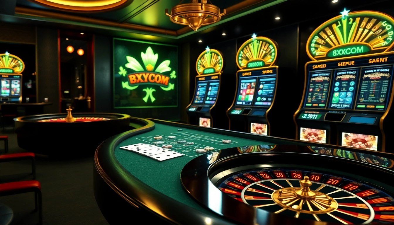 Players engaging in thrilling online gambling at 8XX COM with modern interfaces and vibrant games.