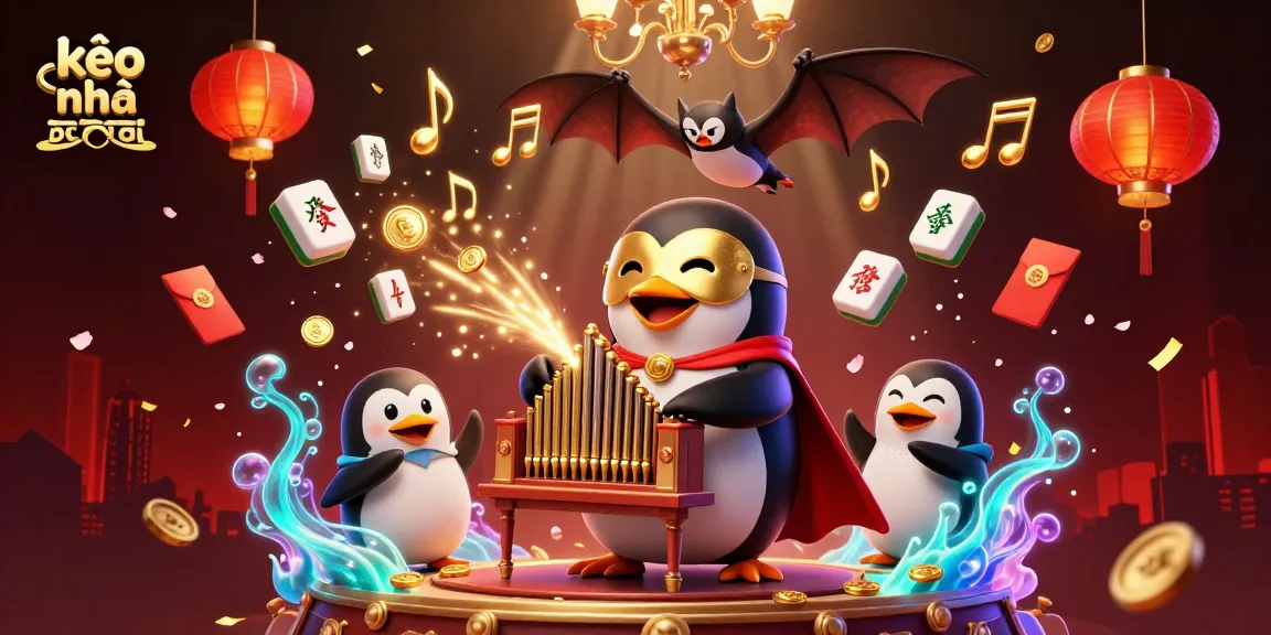 Engage with the excitement of kèo nhà cái through a vibrant 3D illustration, showcasing dynamic casino elements and characters.