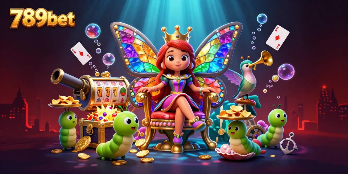 Experience thrilling wins at 789bet with vibrant 3D casino illustration of enchanted games.