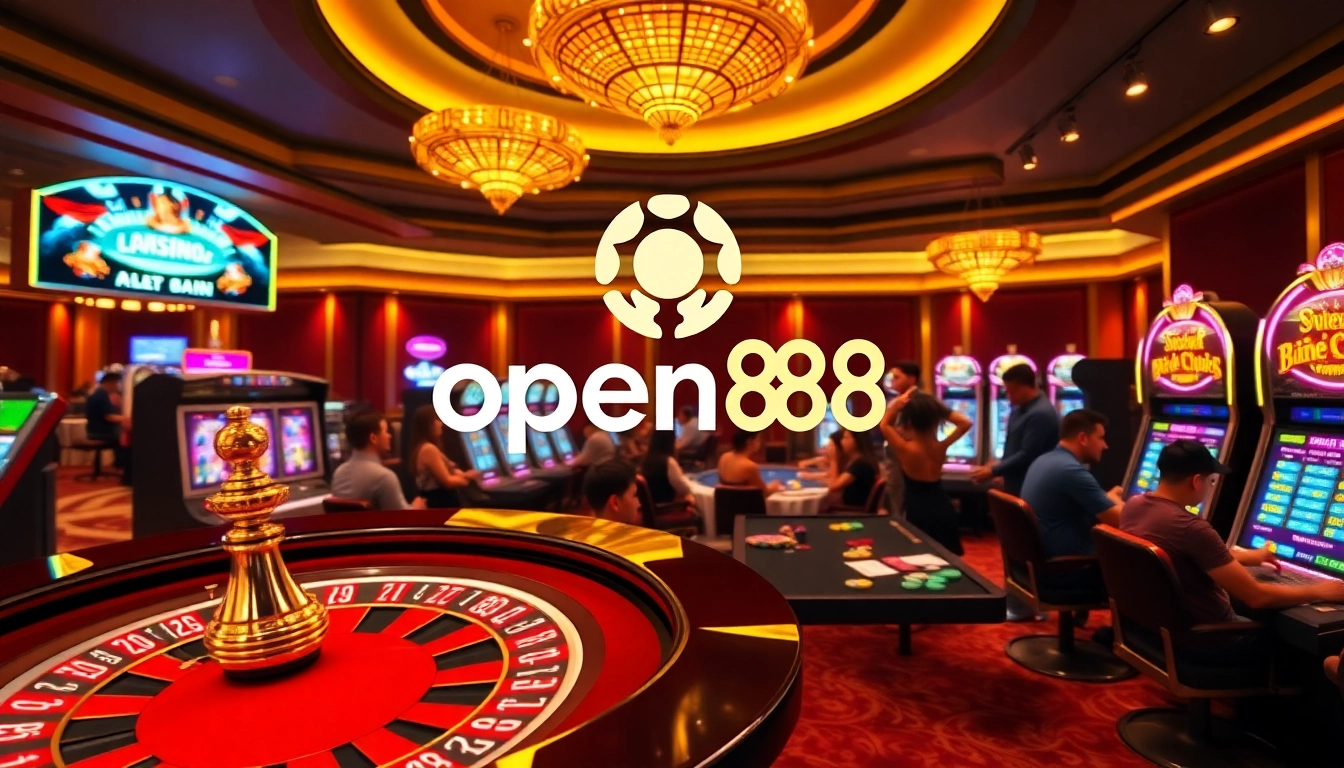 Experience the thrill of open88 with vibrant casino games and engaging players.