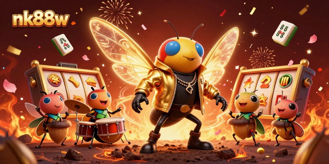 Experience thrilling gameplay with nk88w's vibrant casino scene, featuring animated characters and dynamic elements.
