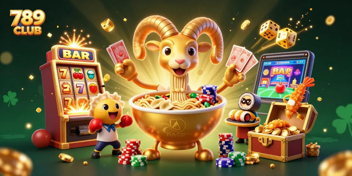 Engaging scene featuring 789 CLUB with animated casino characters and celebratory gaming effects.