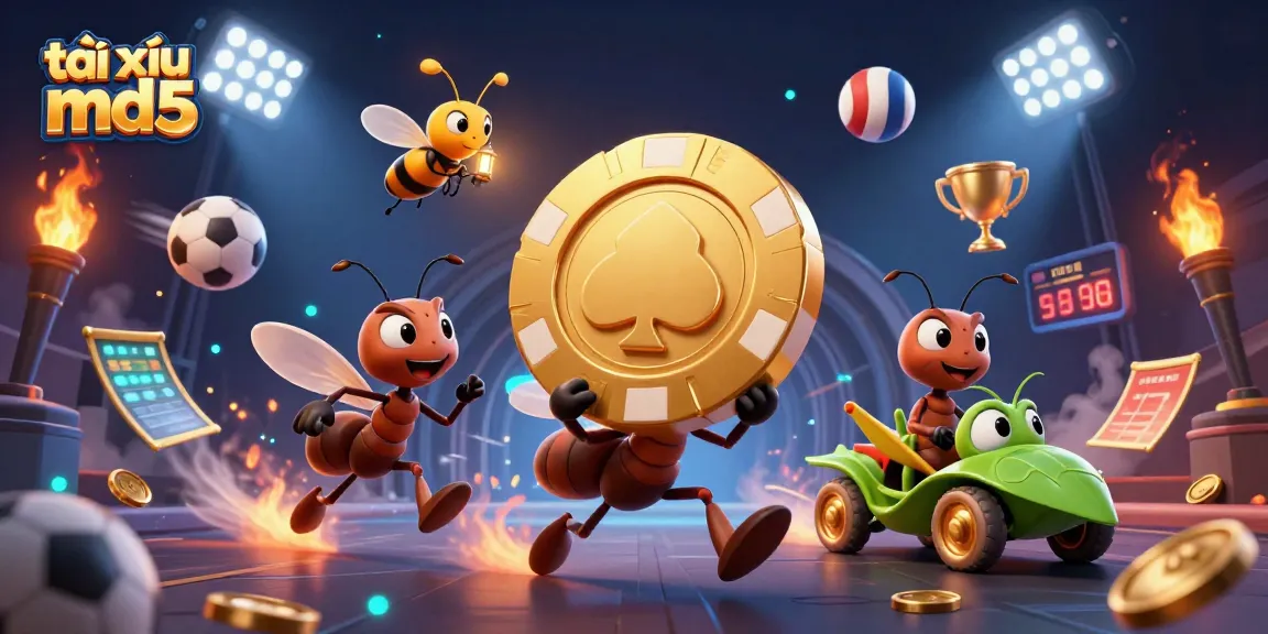 Experience the excitement of tài xỉu md5 through an animated scene capturing a thrilling heist.
