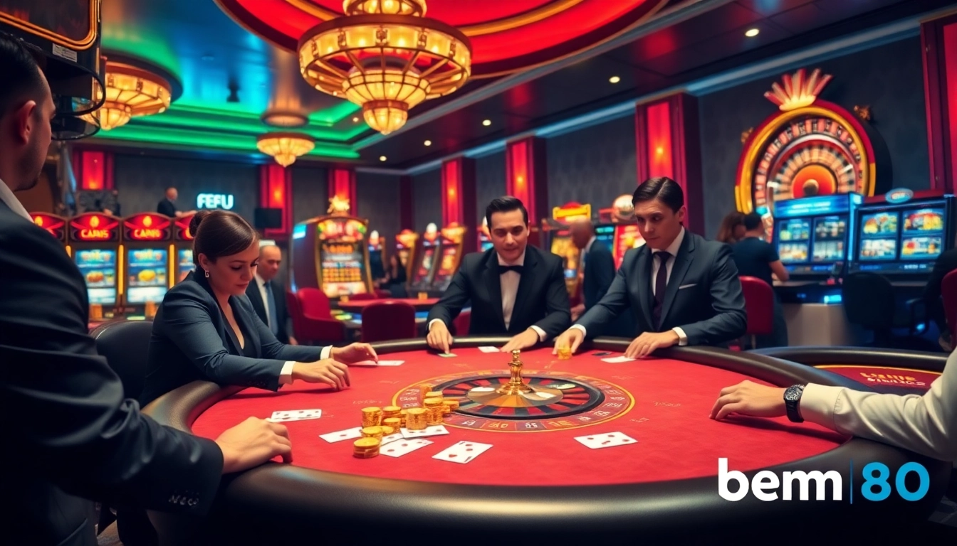 Experience the excitement of high-stakes play at https://bem88.io/ casino tables with luxury ambiance.
