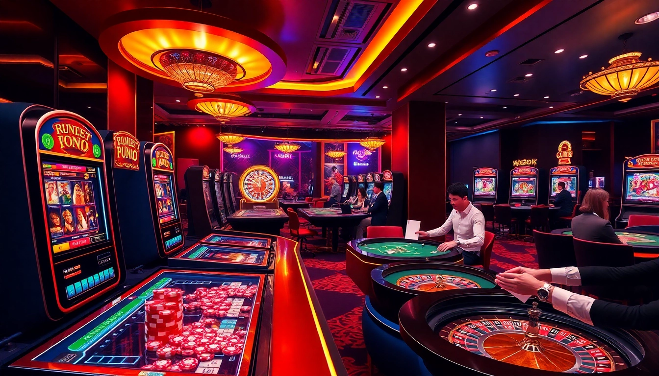 Experience the excitement of online gambling at https://tg881.net/ with thrilling action at casino tables.
