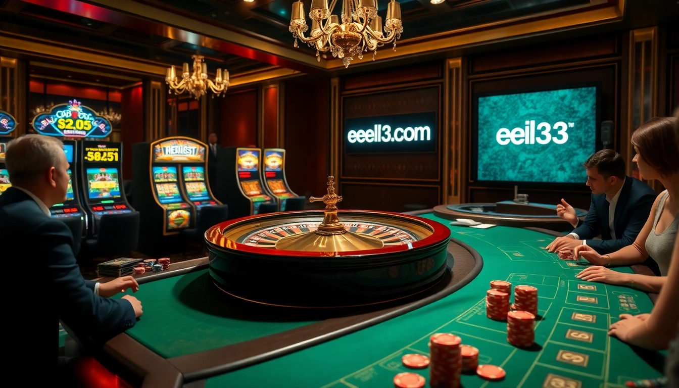 Experience the thrill of eejl33 com with an elegant casino atmosphere featuring poker and roulette.