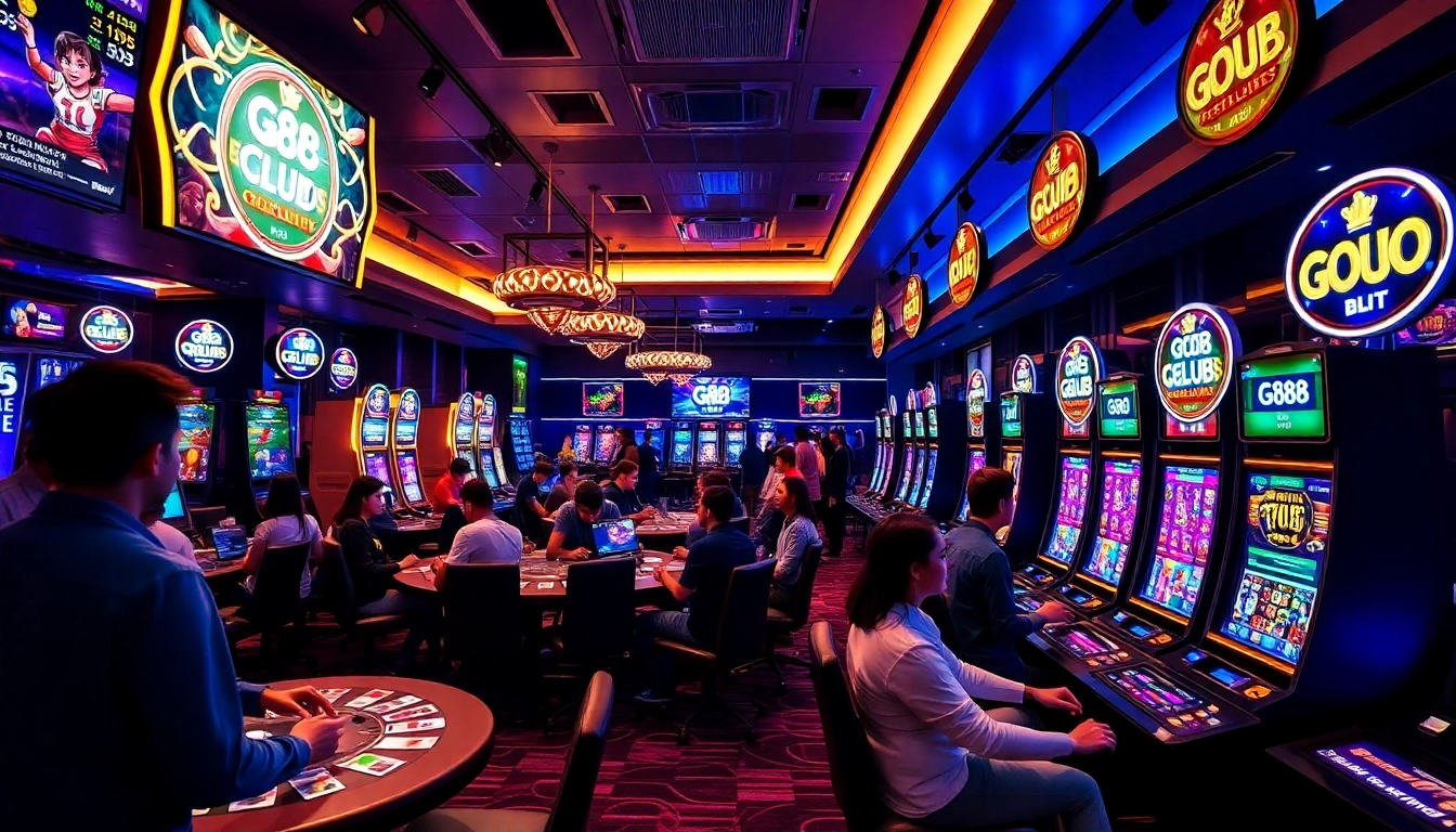 G88 Club gaming experience showcasing vibrant games and an engaging atmosphere.
