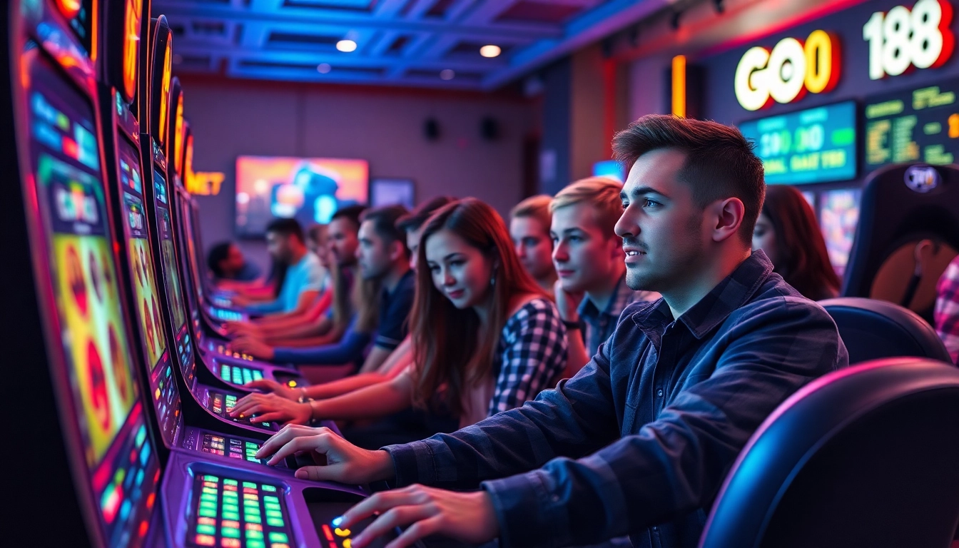 Online gaming environment at https://go-88.us.com/ featuring diverse players engaged in thrilling gameplay.