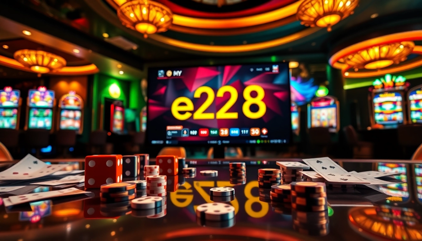 Experience thrilling online gaming at e28 my with vibrant casino visuals and engaging gaming interfaces.